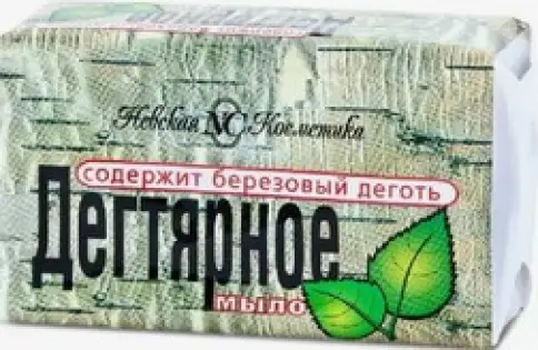Мыло дегтярное Упаковка 140г произодства Невская косметика