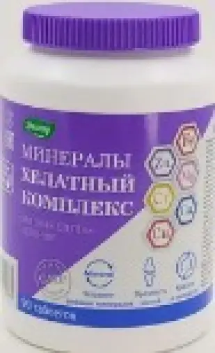 Минералы Хелатный комплекс Таблетки п/о №90 в Ростове-на-Дону
