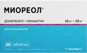Миореол Таблетки п/о 10мг+20мг №28 от Новамедика ООО