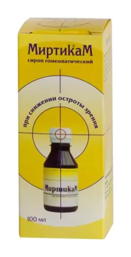 Миртикам Сироп 100мл произодства Камелия НПП