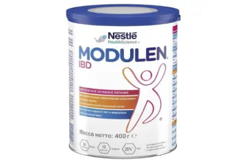 Модулен АйБиДи продукт энтерального питания сух. Банка 400г произодства Нестле