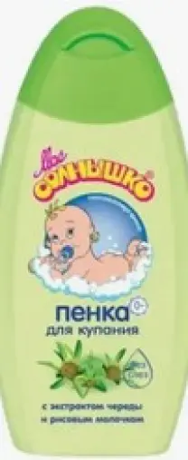 Мое Солнышко Пенка для купания с чередой