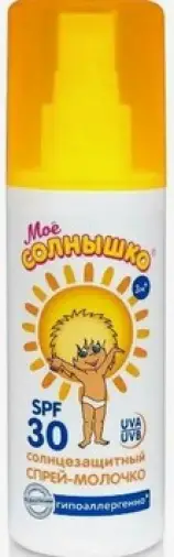 Мое Солнышко Спрей детский солнцезащитный Флакон (SPF 30+) 100мл