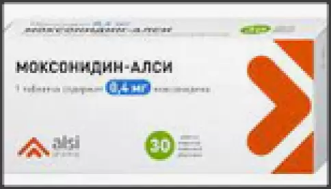 Моксонидин Таблетки п/о 400мкг №30 произодства Алси Фарма ЗАО