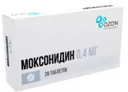 Моксонидин Таблетки п/о 400мкг №28 в Клине от ГОРЗДРАВ Аптека №2893