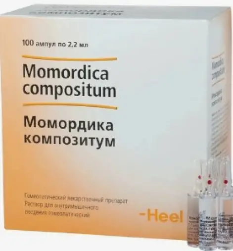 Момордика композитум Ампулы 2.2мл №100 произодства Биологише Хаимитель Хеель