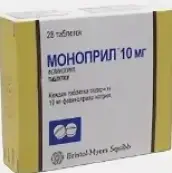 Моноприл Таблетки 10мг №28 от Бауш энд Ломб ГмбХ
