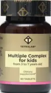 Мульти комплекс для детей Tetralab Таблетки жевательные 900мг №60 в СПБ (Санкт-Петербурге) от Аптека Heally