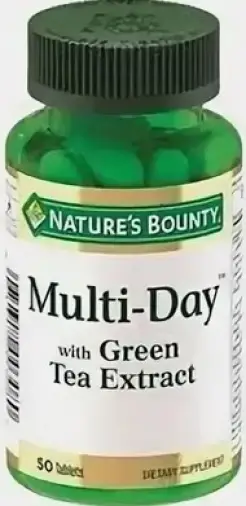 Мультидэй вит.комплекс с экстр.зелёного чая Таблетки №50 произодства Нэйчерс Баунти