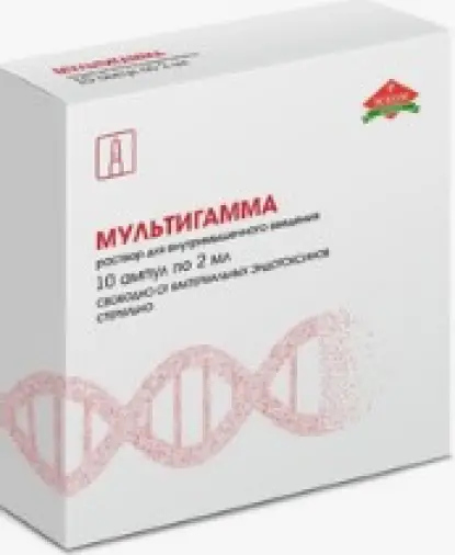 Мультигамма Р-р д/инъекций 2мл №10 произодства Мир ХФК ООО