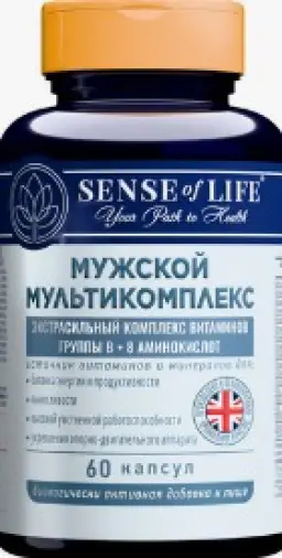Мультикомплекс мужской Sense of Life Капсулы 597 мг №60