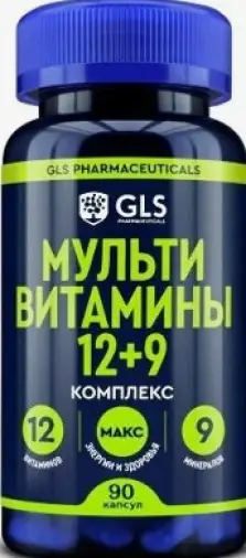 Мультивитамины 12+9 GLS Капсулы №90