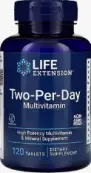 Мультивитамины для двух приемов в день Two-Per-Day Таблетки №120 от Life Extension