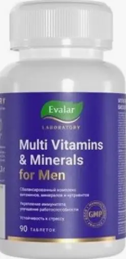 Мультивитамины и минералы мужские Эвалар Таблетки п/о №90 произодства Эвалар ЗАО