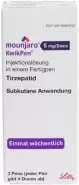 Мунджаро (Mounjaro) КвикПен Р-р д/п/к введ., шпр-ручка 5мг/доза 4дозы №3 от Элит-Фарм