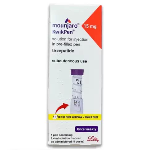 Мунджаро (Mounjaro) КвикПен Шприц-ручка 15мг/доза 4дозы №1