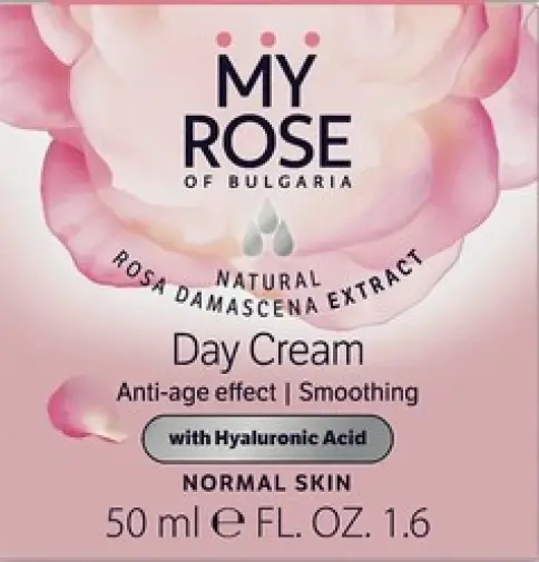 My Rose of Bulgaria Май Роуз оф Болгария крем для лица против морщин дневной Банка 50мл произодства Лавена