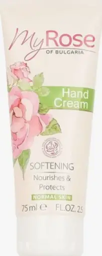 My Rose of Bulgaria Май Роуз оф Болгария крем для рук смягчающий, питающий Туба 75мл произодства Лавена