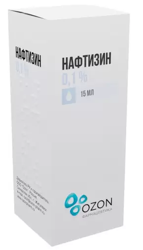 Нафтизин Флакон-капельница 0.1% 15мл в Люберцах