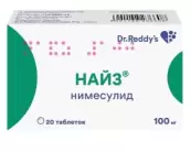 Найз Таблетки 100мг №20 от Доктор Реддис Лабораториз Лтд.