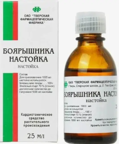 Настойка боярышника