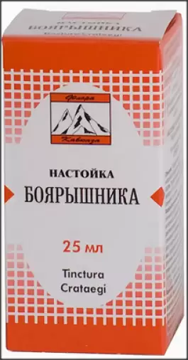 Настойка боярышника Флакон 25мл произодства Гиппократ ООО