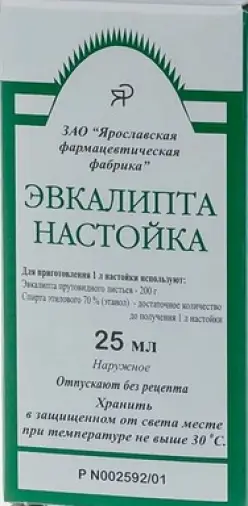 Настойка эвкалипта