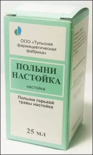 Настойка полыни Флакон 25мл произодства Бэгриф ООО