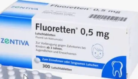 Натрия фторид Fluoretten Таблетки 500мкг №300