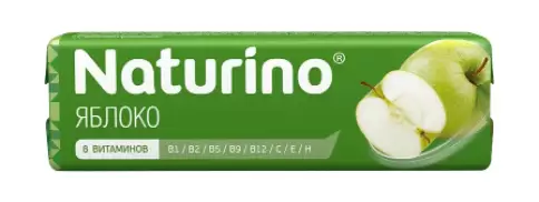 Натурино С витамин яблоко Упаковка 36.4г произодства Натур Продукт