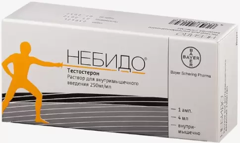 Небидо Ампулы 25% 4мл №1 произодства Байер