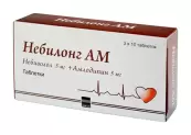 Небилонг АМ Таблетки 5мг+5мг №30 от Микро Лабс Лтд