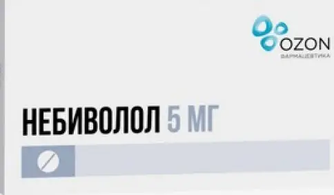Небиволол Таблетки 5мг №56 произодства Озон ФК ООО