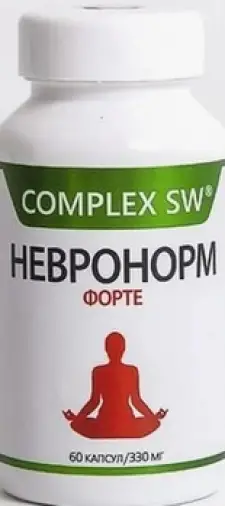 Невронорм форте Капсулы 330мг №60 произодства Ф. фабрика (Ростов на Дону)