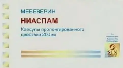 Ниаспам Капсулы 200 мг №30