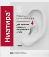 Ниатира Капли в уши 2.6% 10мл от 36,6 Аптека №1160