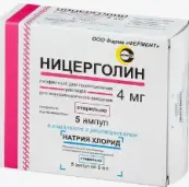 Ницерголин Ампулы 4мг 5мл №5 от Фермент Фирма ООО