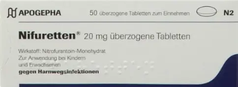 Нифуреттен Таблетки 20мг №50 произодства Германия