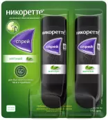 Никоретте Спрей 1мг/доза 150доз 13.2мл №2 от Фармация и Апджон Н.В./С.А.