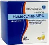 Нимесулид Гранулы 100мг (2г) №30 от Марбиофарм ОАО