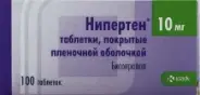 Аналог Бисопролол: Нипертен