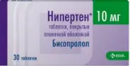 Аналог Бисопролол: Нипертен