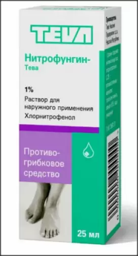 Нитрофунгин Флакон 25мл произодства Айвэкс А.С.