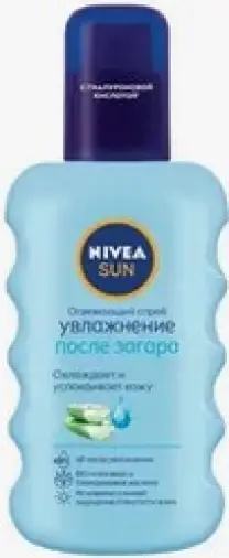 Нивея Сан спрей после загара увлажняющий Nivea Sun Флакон 200мл произодства Байерсдорф