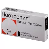 Ноотропил Таблетки 1.2г №20 от ЮСБ