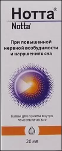 Нотта Капли 20мл произодства Рихард Биттнер