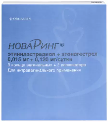 НоваРинг Кольцо вагин.с аппликатором №3 произодства Органон