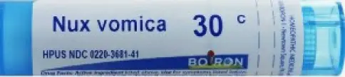 Нукс вомика гранулы гомеопатические Разведение С30 4г