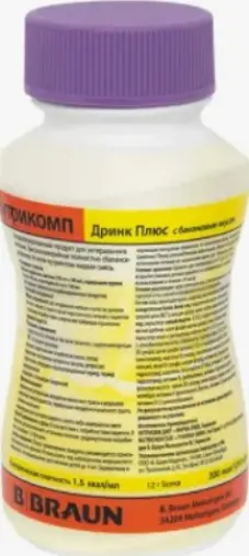 Нутрикомп Дринк Плюс Смесь жидкая (банан) 200мл