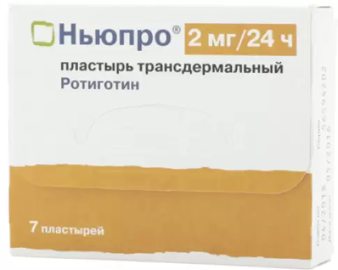 Ньюпро ТТС (пластырь) 2мг/24ч №7 произодства Шварц Фарма